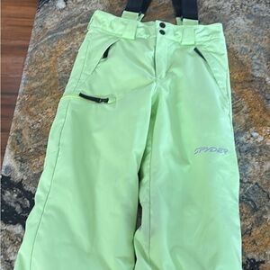 Spyder Neon Green Ski Pants
